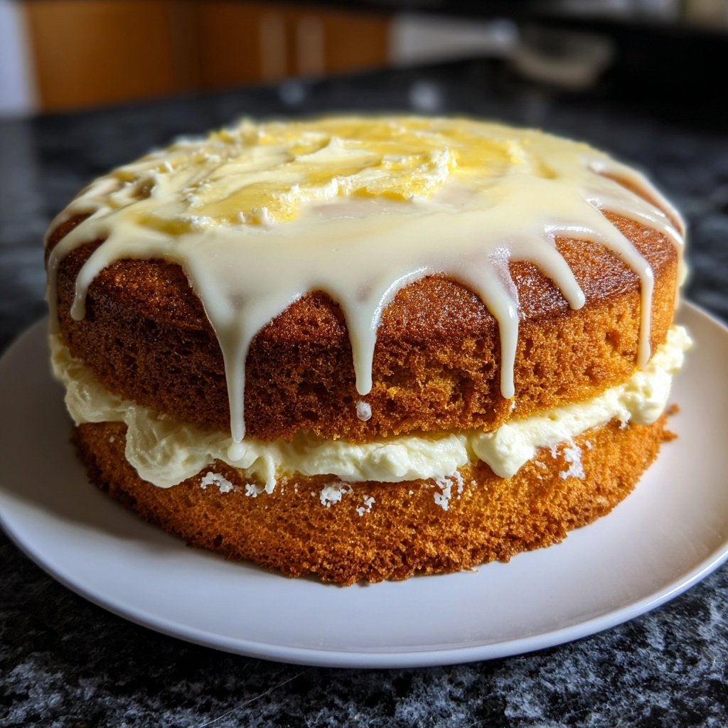 Dessert Vanilla Sponge Cake