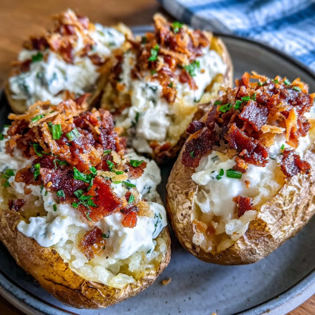 Greek Yogurt Loaded Potatoes