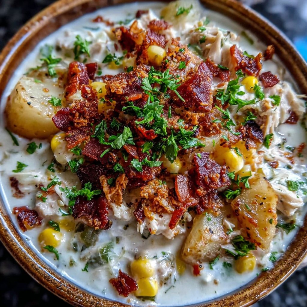 Tuna Corn Chowder Bowl