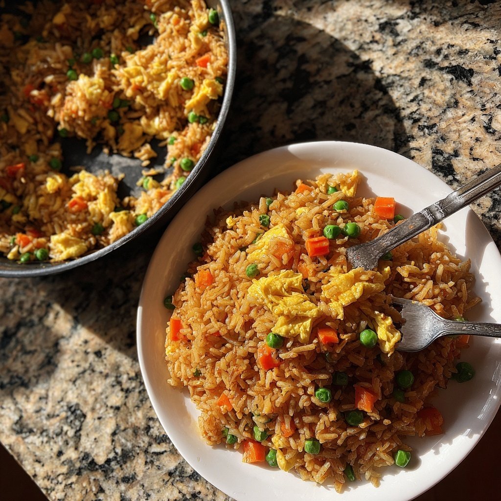 Quick 10 Minute Egg Fried Rice