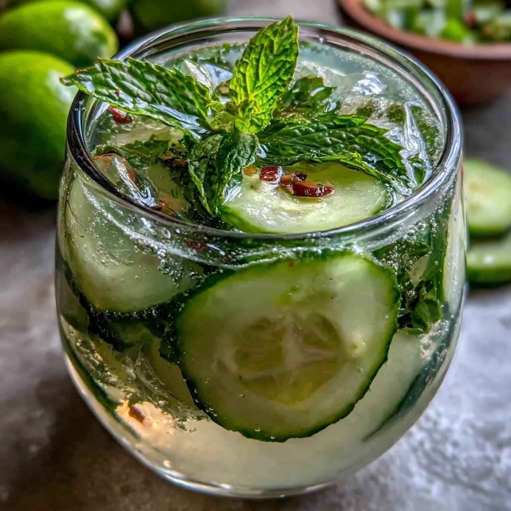 Cucumber Mint Water