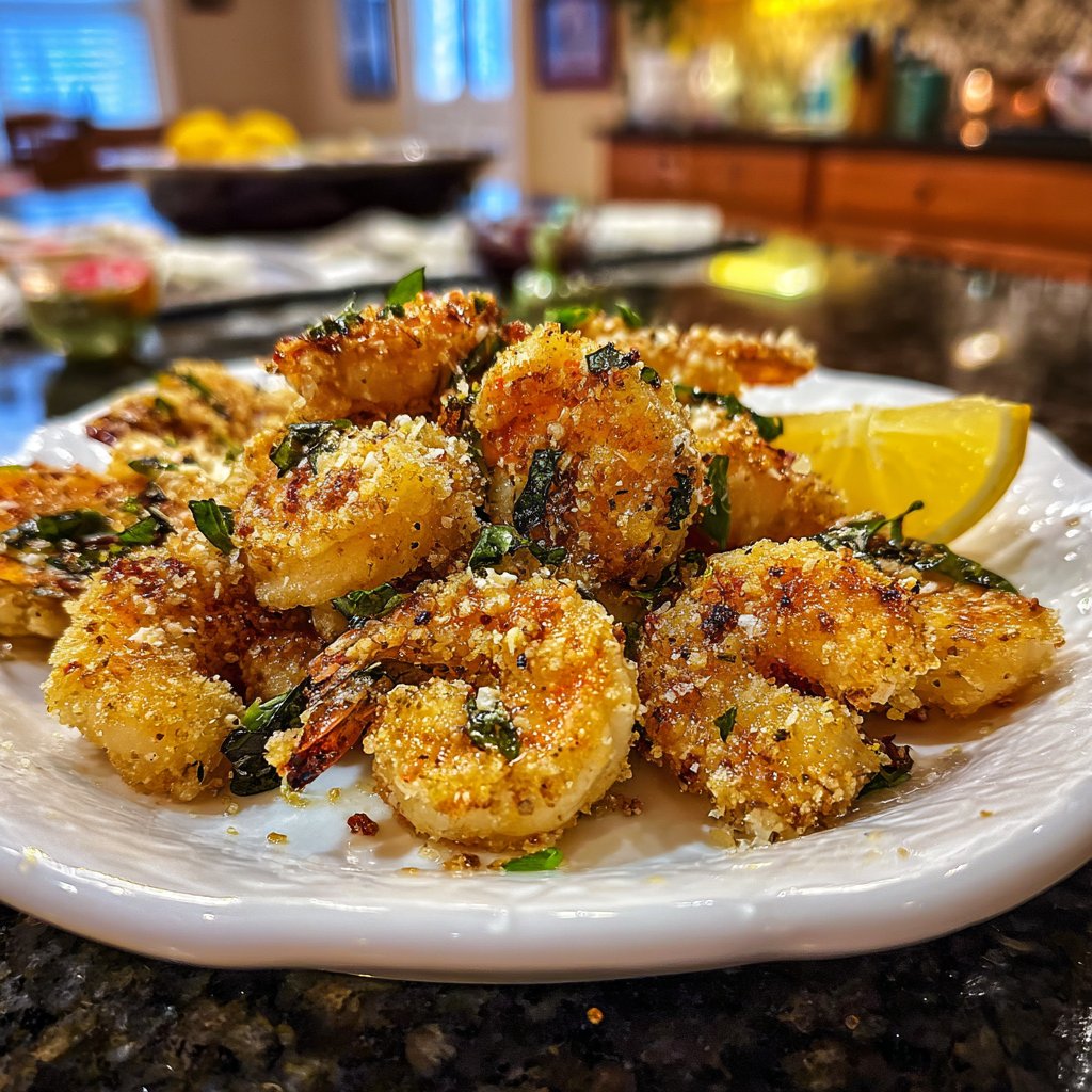 Lemon Basil Shrimp Bows